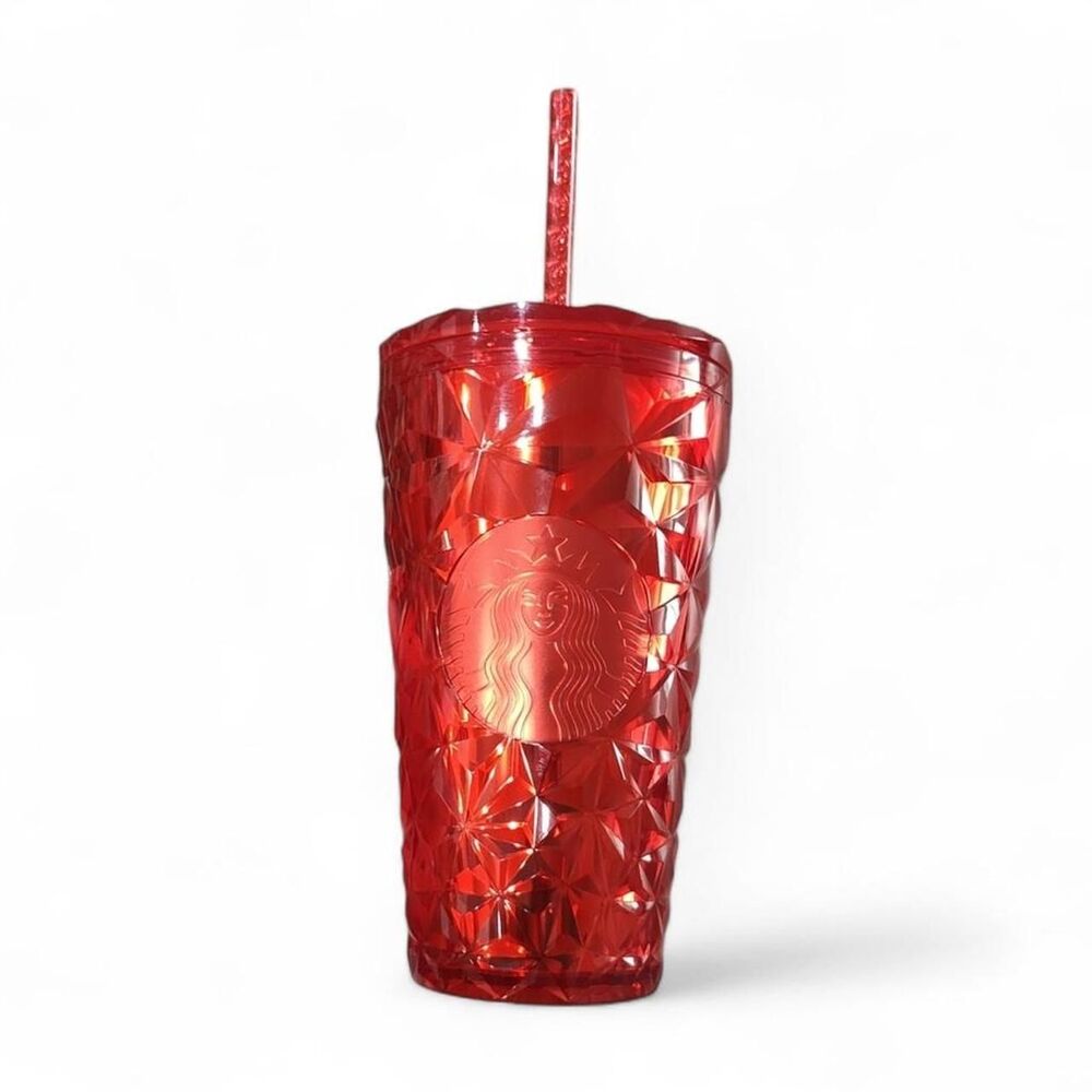 Red Crystal Holiday Starbucks tumbler